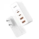 Сетевое зарядное устройство Baseus 100W Quick GaN2 Pro QC4.0+PD3.0 2USB+2Type-C 5A + кабель Baseus Type-C to Type-C 100W 20V/5A 1м White - изображение 5