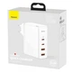 Сетевое зарядное устройство Baseus 100W Quick GaN2 Pro QC4.0+PD3.0 2USB+2Type-C 5A + кабель Baseus Type-C to Type-C 100W 20V/5A 1м White - изображение 10