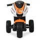 Детский электро мотоцикл Bambi M 4135EL-1-7 White / Orange (M 4135EL) - изображение 2