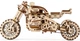Механічний 3D пазл "Мотоцикл Scrambler з коляскою", 380 елементів UGEARS (4820184121133) - зображення 5