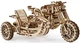 Механічний 3D пазл "Мотоцикл Scrambler з коляскою", 380 елементів UGEARS (4820184121133) - зображення 10