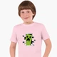 Дитяча футболка для хлопчиків Майнкрафт (Minecraft) (25186-1709-27) 122-128 см Бавовна Рожева - зображення 1