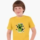 Детская футболка для мальчиков Майнкрафт (Minecraft) (25186-1709-13) 88-104 см Хлопок Желтый - зображення 1