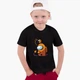 Детская футболка Амонг Ас Оранжевый (Among Us Orange) (25186-2413) 146-152 см Хлопок Черный - изображение 3