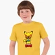 Детская футболка Бравл Старс Леон Пикачу (Brawl Stars Leon Pikachu) (25186-2601) 146-152 см Хлопок Желтый - изображение 1