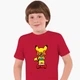 Детская футболка Бравл Старс Леон Пикачу (Brawl Stars Leon Pikachu) (25186-2601) 134-140 см Хлопок Красный - изображение 1