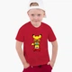 Детская футболка Бравл Старс Леон Пикачу (Brawl Stars Leon Pikachu) (25186-2601) 134-140 см Хлопок Красный - изображение 3
