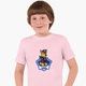 Детская футболка Щенячий патруль (PAW Patrol) (25186-1610) 122-128 см Хлопок Розовый - изображение 1