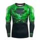 Костюм спортивный компресионный мужской Green Snake серо-зеленый 3XL - изображение 5