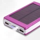 Корпус повербанка Power Bank на 5 18650 Li-ion Li-Pol (під пайку) з сонячною панеллю і ліхтарем, 2x USB до 2A, рожевий - зображення 7