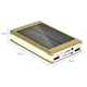 Корпус повербанка PowerBank на 5 18650 Li-ion Li-Pol (под пайку) с солнечной панелью и фонарем, 2x USB до 2A, золото - изображение 4
