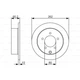 2шт, Тормозной диск Bosch 0 986 479 A41 - изображение 5