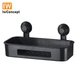Полка в ванную на вакуумных присосках IwConcept RS-9 Black - изображение 1