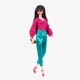 Лялька Барбі колекційна Висока брюнетка Колор-блок Barbie Exclusive Signature Looks Doll, With Mix-and-Match Color Block Fashions #19 (HJX28) - зображення 6