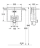Инсталляция для раковины, для смесителей на одно отверстие Grohe Uniset 37576000 - изображение 2