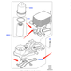Комплект прокладок теплообмінника Range Rover L322/L405/L494 4.4 TDV8 і 3.0 TDV6 LR022895 - зображення 4