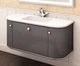Тумба з умивальником Marsan Amelie 1200 графіт - зображення 1