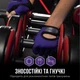 Женские перчатки для фитнеса Contraband Pink Label 5307 Women's Diamond Mesh Lifting Gloves (Фиолетовый XS) - изображение 5