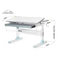 Парта Mealux Edmonton Multicolor Blue Lite (BD-610 W/MC + BL Lite) - зображення 3