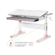 Парта Mealux Edmonton Multicolor Pink Lite (BD-610 W/MC + PN Lite) - зображення 1