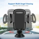 Автомобильный держатель с авто-фиксатором телефона Floveme RCD-813 Black - изображение 11