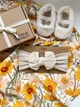 Пов'язка на голову дитяча KiddieWiddie one size/0-12 міс пісочна - зображення 3