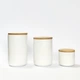 Емкость для хранения МВМ MY HOME 1 л Белая с деревом (KP-13 L WHITE/WOOD) - изображение 5