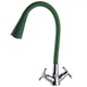 Смеситель для кухни DOMINO DK-H1-2N-103SK-G05 с гибким изливом, хром/зеленый - изображение 4