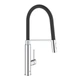 Змішувач для кухні одноважільний з гнучким виливом GROHE Viamo чорний латунь 30433000 - зображення 1