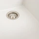 Мойка для кухни PLATINUM гранитная 4150 SOKIL 410x500мм прямоугольная врезная с сифоном белая PLS-A38332 - изображение 6