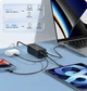 Блок питания Rocoren GaN 100W (2xUSB, 2xType-C) Quick charge для MacBook/Asus/Lenovo/HP/Google/Huawei/Samsung - изображение 2