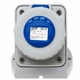 Розетка настенная 16A 250В 2P+E IP67 IDE силовая Синий (135) - изображение 3