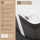 Наматрацник Sonex SimpleWool із вовни 90x200 см (SO102381) - зображення 9