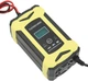 Зарядное устройство для аккумулятора 12V/6A интеллектуальная зарядка с дисплеем и импульсным режимом Желтый (17781) - изображение 6
