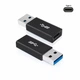 Перехідник Type-C(Мама) на USB-A(Тато) Black - зображення 1