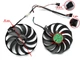 Вентилятор Everflow для видеокарты ASUS RX 5500 XT (оригинал) T129215SU (FDC10U12S9-C PLD10010S12HH) комплект 2 шт (№286.2) - изображение 4