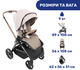 Коляска 2 в 1 Chicco Mysa Бежева (87026.50.01) - изображение 9