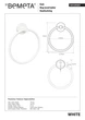 Кільце для рушника Bemeta White 104104064 - зображення 2