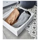 Органайзер для одежды постельного IKEA SKUBB белый 69x55x19 см 902.949.89 - изображение 4
