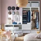 Органайзер для одягу постільної білизни IKEA STUK 55х51х18 см 403.095.73 - зображення 3
