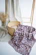 Пеленка муслиновая бамбуковая Kiddie Widdie Белые ромашки 120х120 см - изображение 1