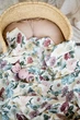 Пеленка муслиновая бамбуковая Kiddie Медовые цветы 120х120 см - изображение 3