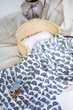 Пеленка муслиновая хлопчатобумажная Kiddie Widdie Черная радуга 110х110 см - изображение 3