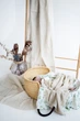 Плед детский муслиновый Kiddie Widdie с бахромой Холодный беж 100х120 см - изображение 4