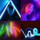 Лампа для зйомки Zemove LED RGB жезл (20W, 50 см, з акумулятором, пультом, чохол, 2200mAh) - чорний - зображення 3