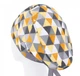 Медицинская шапочка женская HeadwearUniverse универсальная принт Треугольники жёлтые - изображение 2