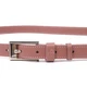 Відмінний жіночий шкіряний ремінь GRANDE PELLE Leather Belt 21448 Рожевий - зображення 3