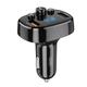 FM-трансмиттер XO BCC03 car charger 18W Bluetooth+QC3.0 Quick Charger Black (6920680877348) - изображение 2