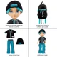 Лялька Рейнбоу Хай Рівер Кендал Rainbow High River Kendall – Teal Boy Fashion Doll 582991 - зображення 5