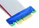 Райзер гибкий шлейф для видеокарты PCI-E 4x to 4x Ревизия rev 1.0 (552509712-4) Серый - зображення 2